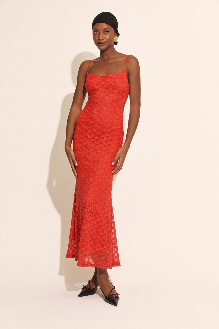 Adoni Mesh Midi Dress