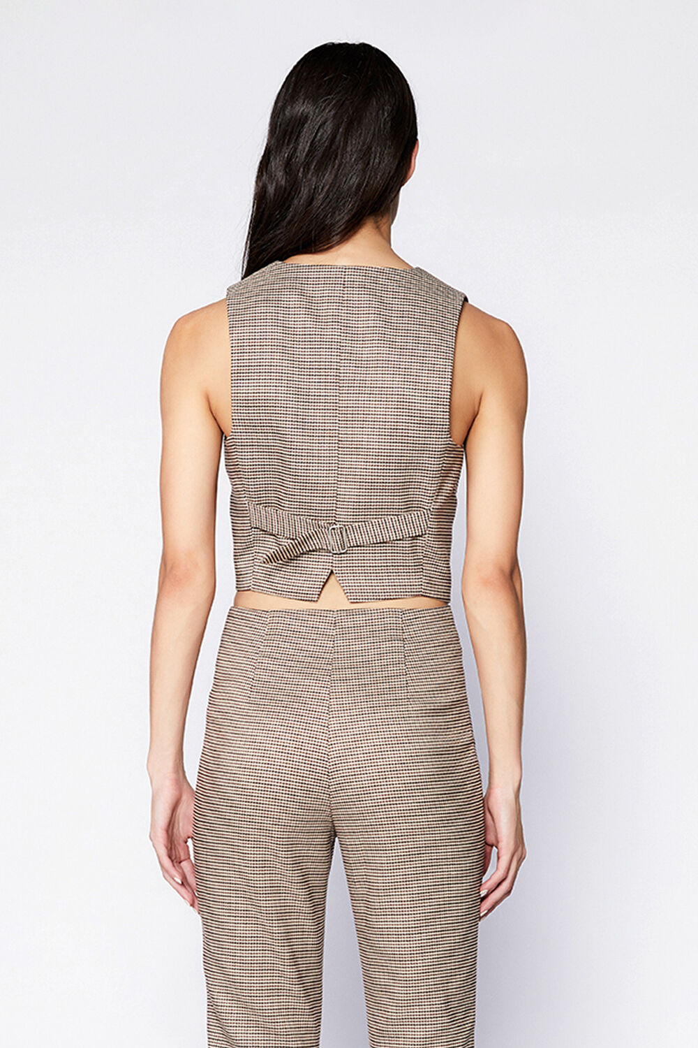 CALLISTA CHEST VEST in colour TOBACCO BROWN