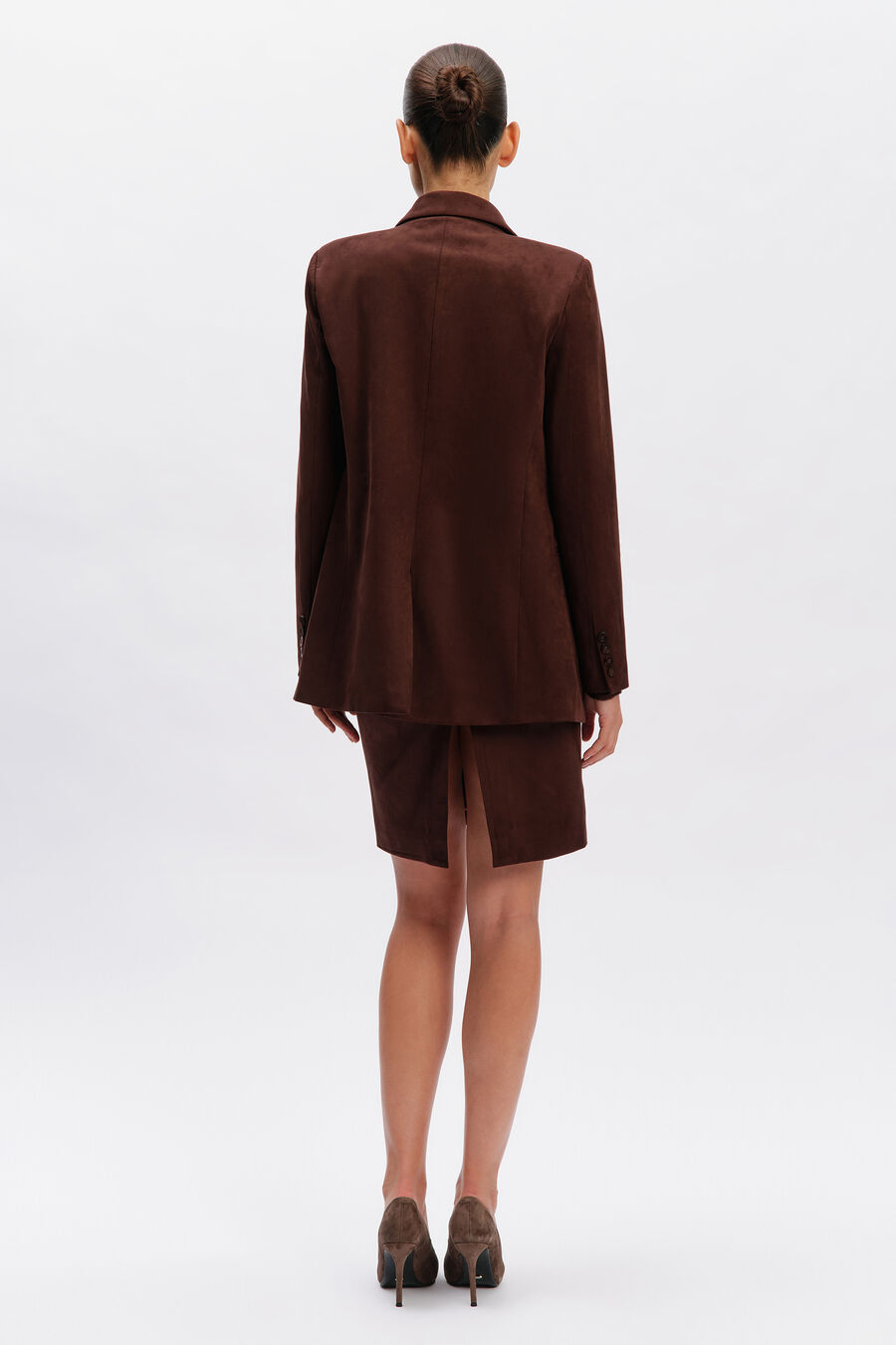 Vanessa Faux Suede Blazer