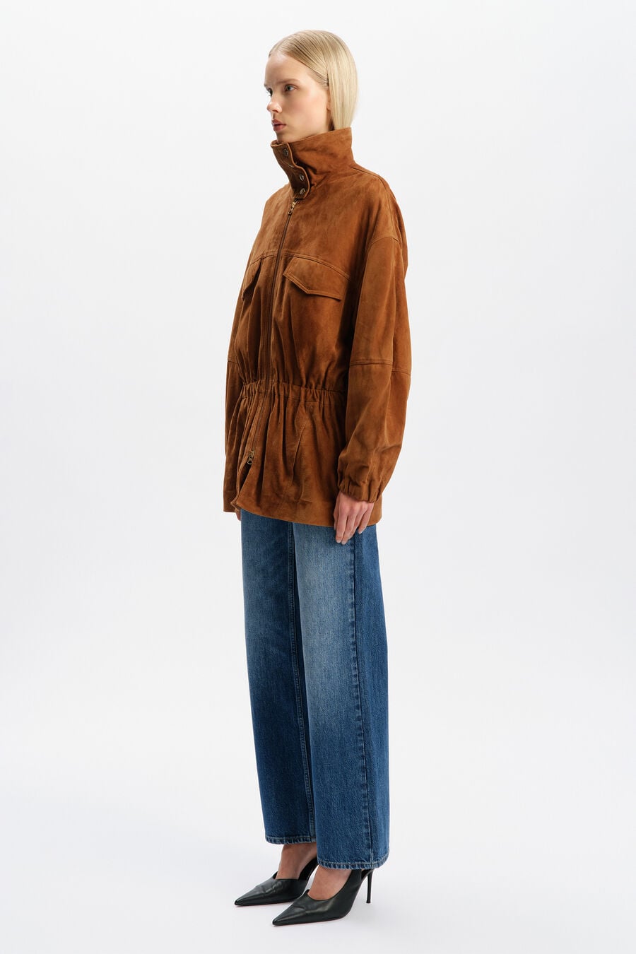 Anja Genuine Suede Jacket
