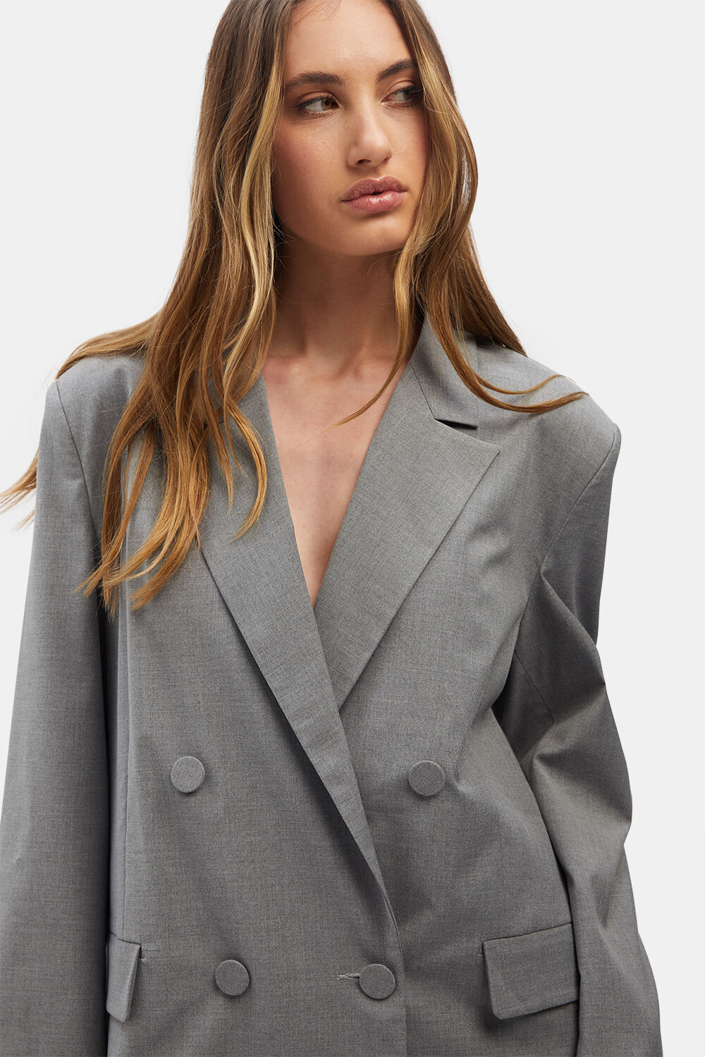 SACHA OVERSIZED BLAZER in colour EBONY
