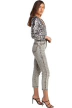 ACID WASH SLIM JEAN in colour JET SET