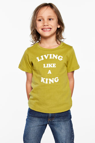 LIKE A KING TEE in colour APPLE GREEN