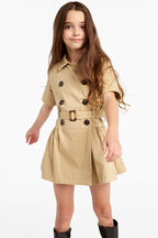 CINDY TRENCH DRESS in colour BEIGE