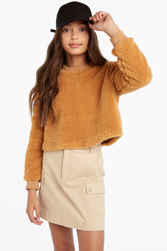 COOPER CROP SWEAT in colour DOE