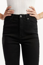 KHLOE SUPER HIGH TALL JEAN in colour CAVIAR