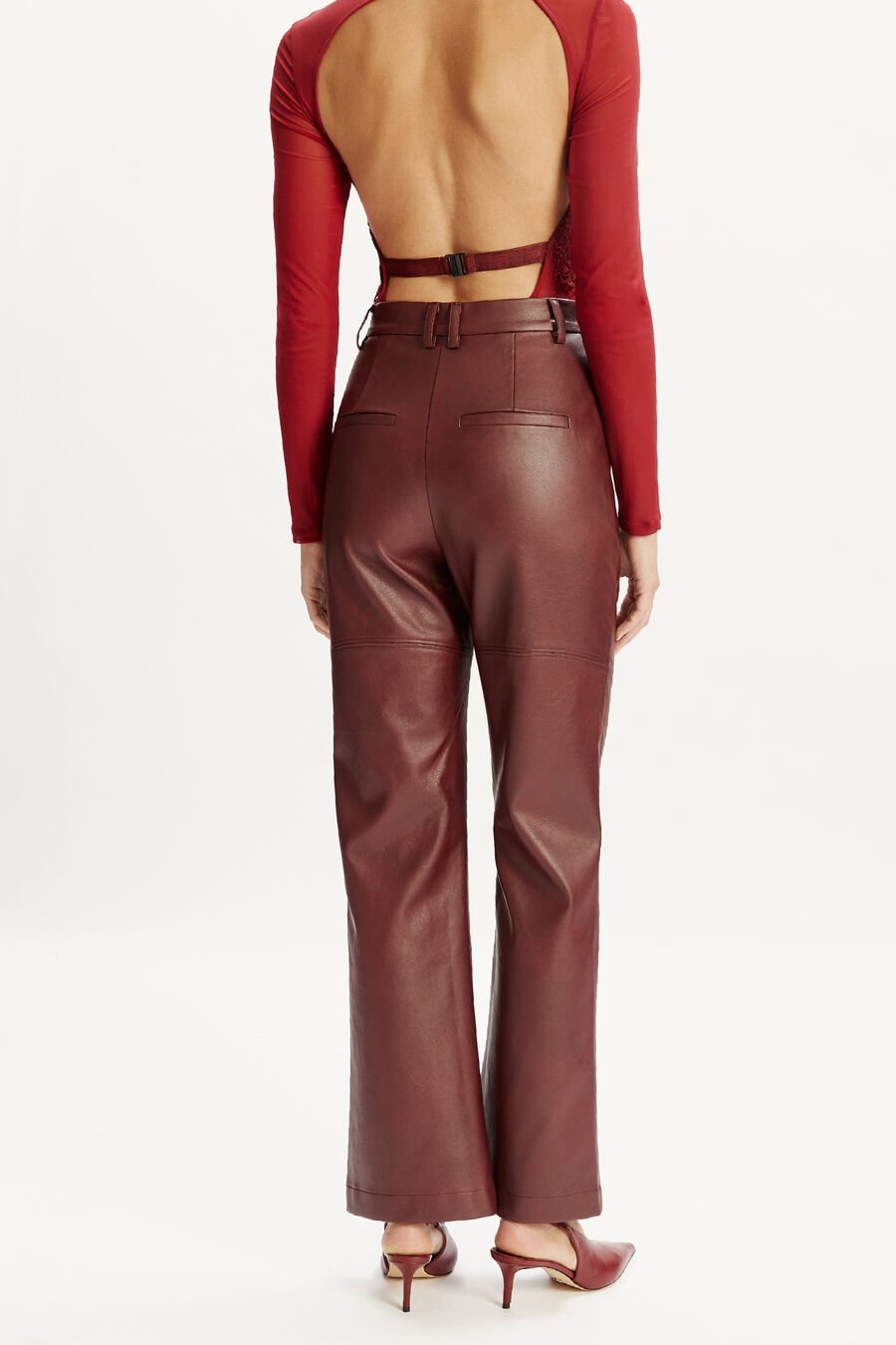 Karson Vegan Leather Pant