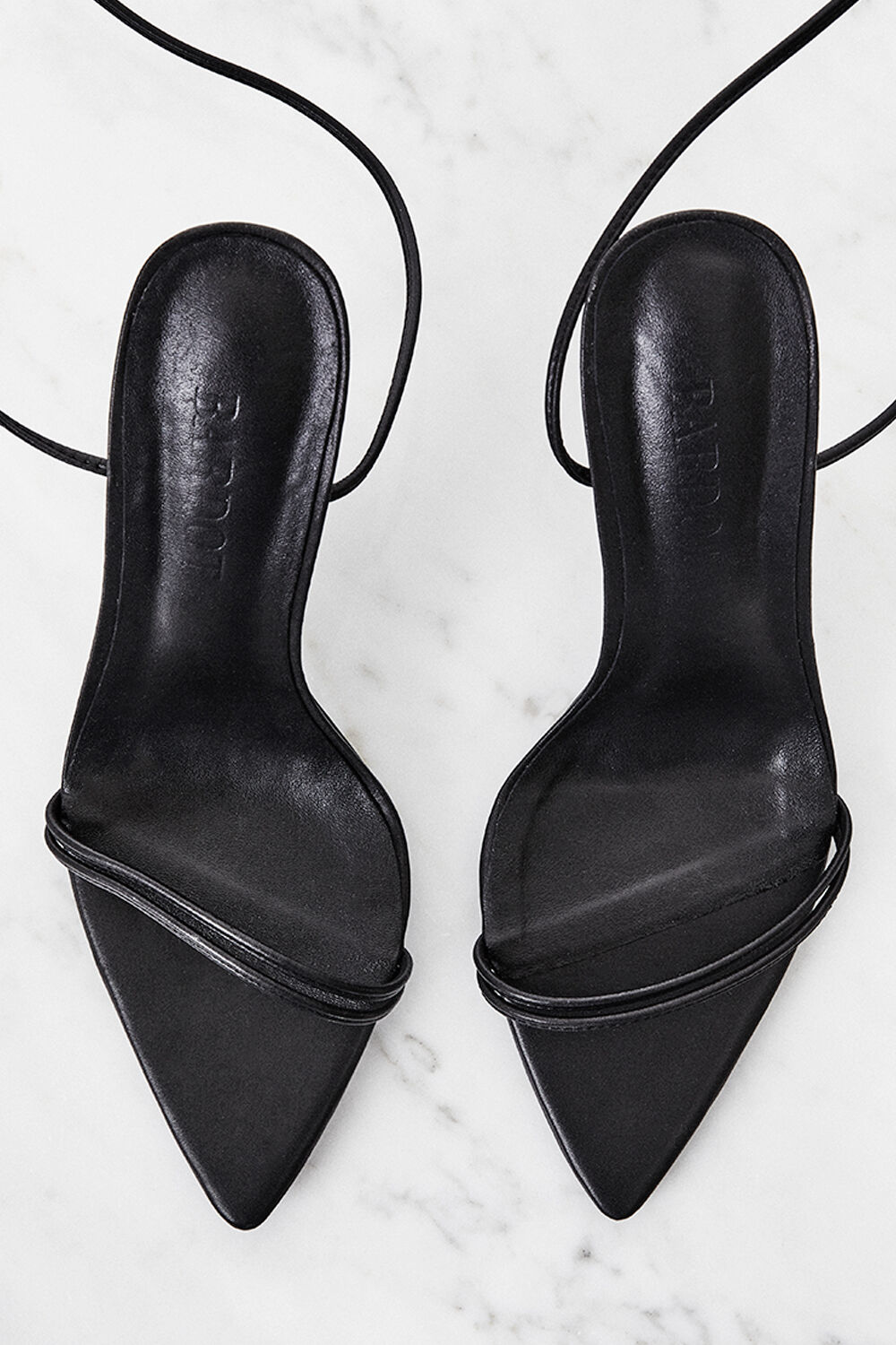 CALLIA STRAPPY HEEL in colour CAVIAR