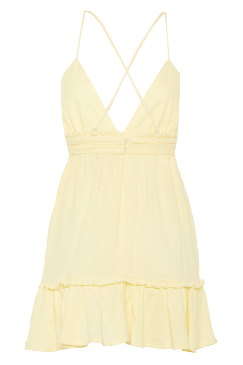 LOTTIE SUMMER DRESS in colour BUTTERCUP