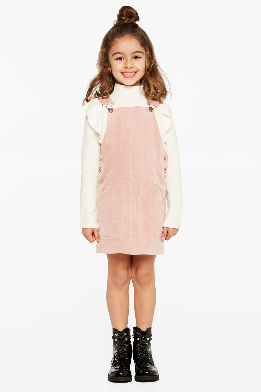 ELSA CORD PINNY in colour SILVER PEONY