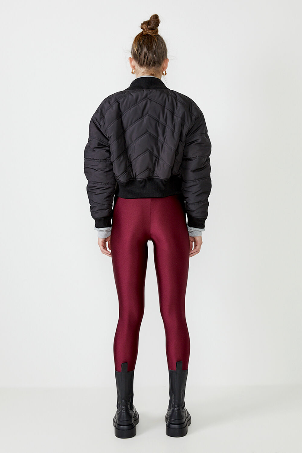 ROLLER LEGGING in colour BURGUNDY