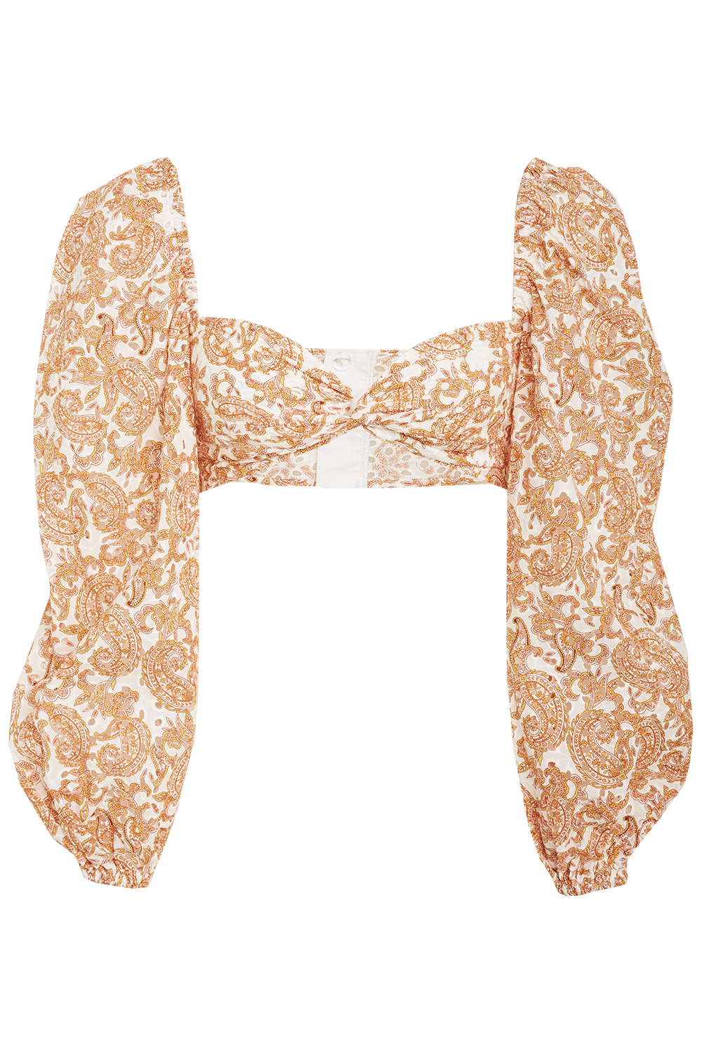 PAISLEY TOP in colour AMBER BROWN