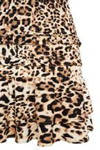 LEO SHIRRED DRESS in colour BUTTERUM