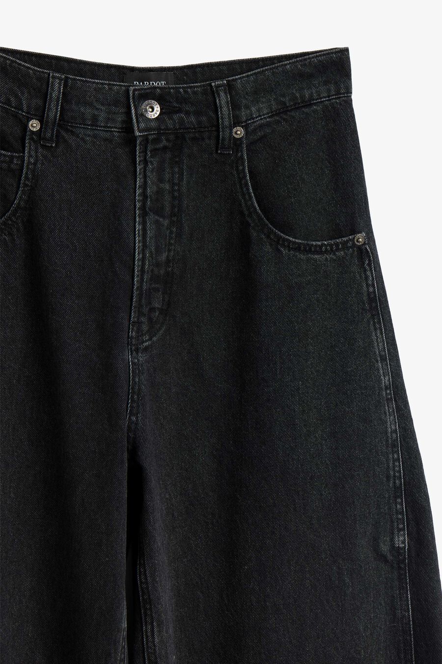030 High Rise Barrel Leg Jean