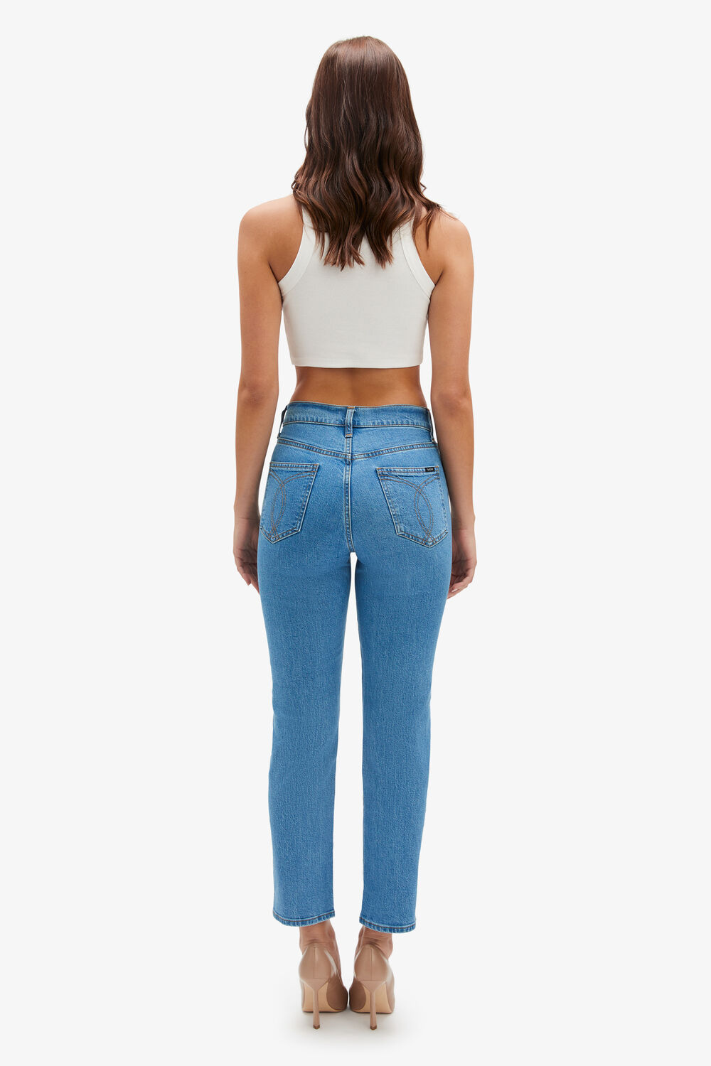 ISABELLE STRAIGHT LEG in colour TRUE NAVY