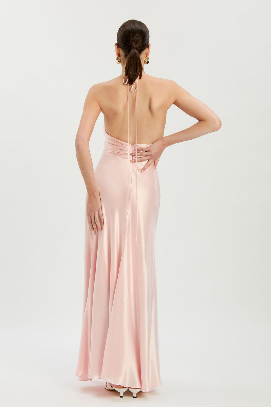 Isola Halter Neck Maxi Dress