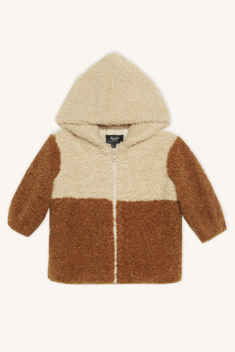 Hooded Teddy Fur Jacket | Baby 000-2 Boys 000-2 | Bardot Junior