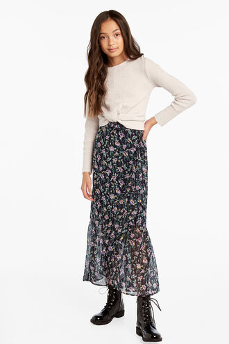 ADELE MIDI SKIRT in colour NAVY BLAZER