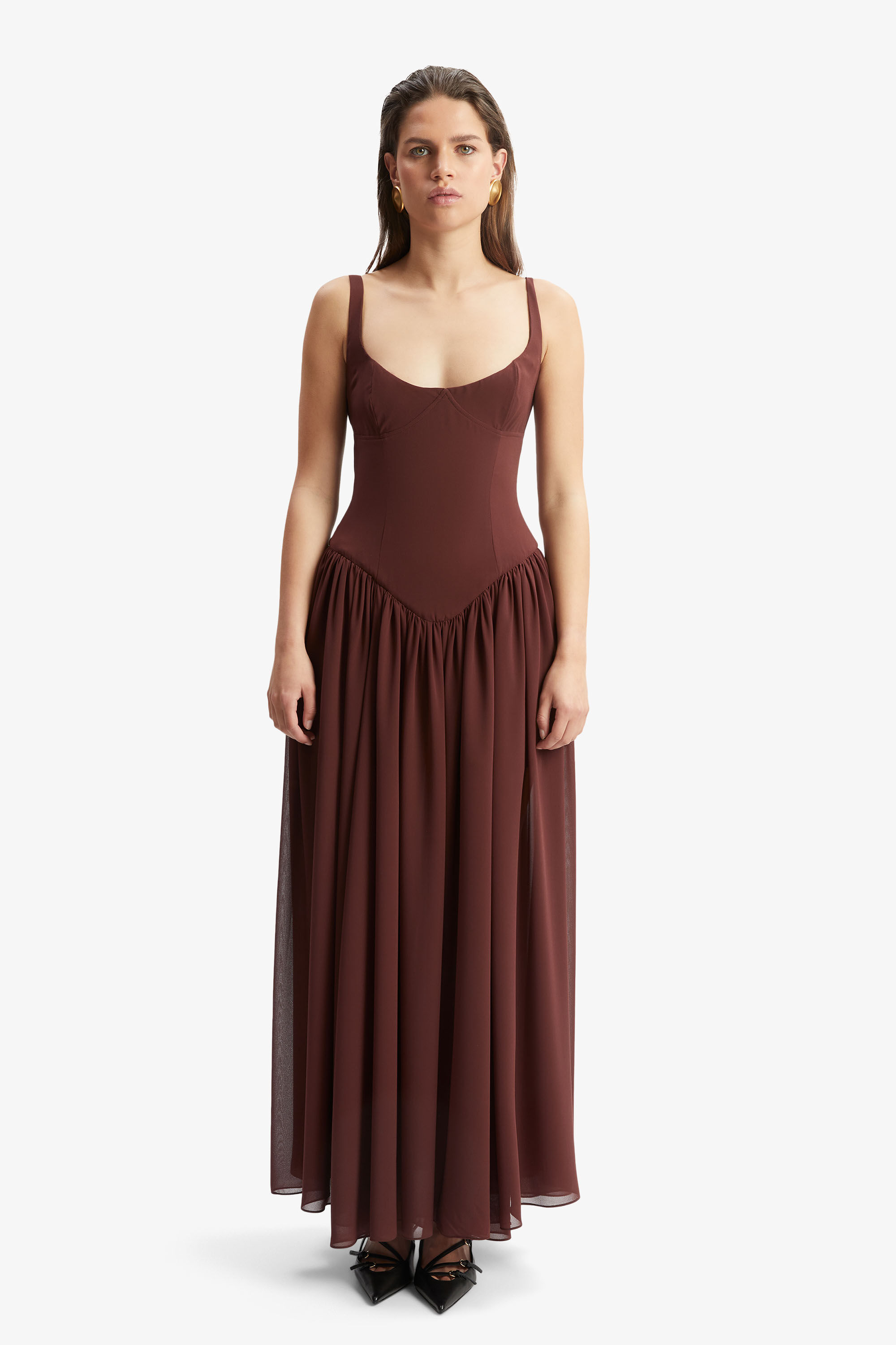 ● MARRON EDITION ● Maxi Dress 10-24-