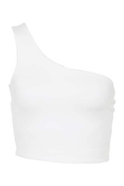 MELANIE CROP TOP in colour BRIGHT WHITE