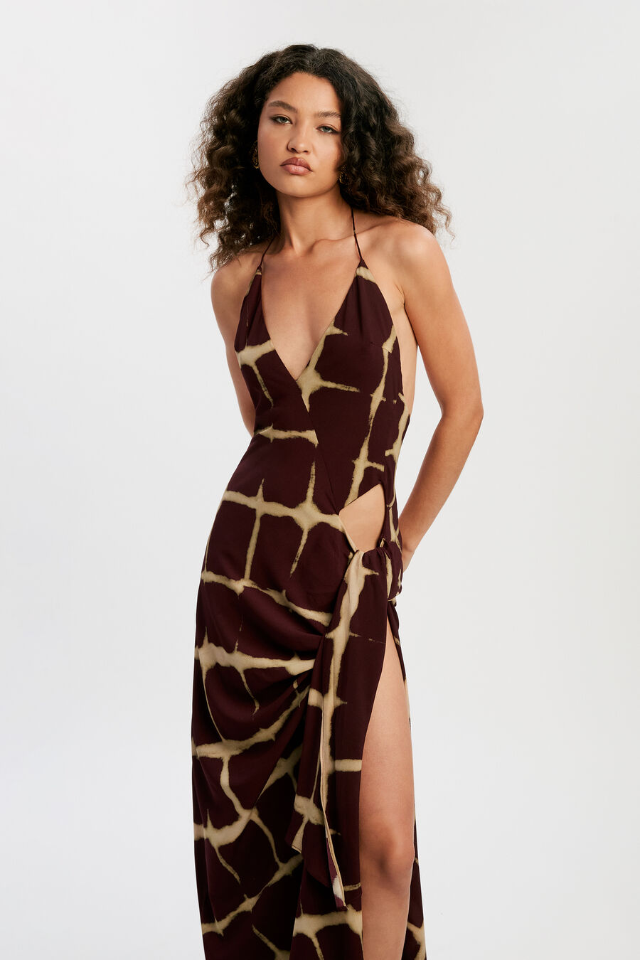 Cyrel Printed Maxi Dress