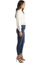 BELLE SLEEVE KNIT JUMPER in colour CLOUD DANCER