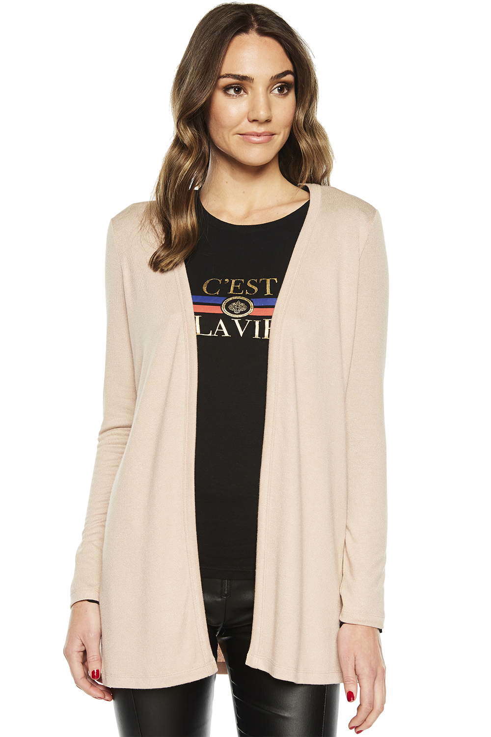 knit cardigan short