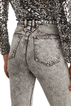 ACID WASH SLIM JEAN in colour JET SET