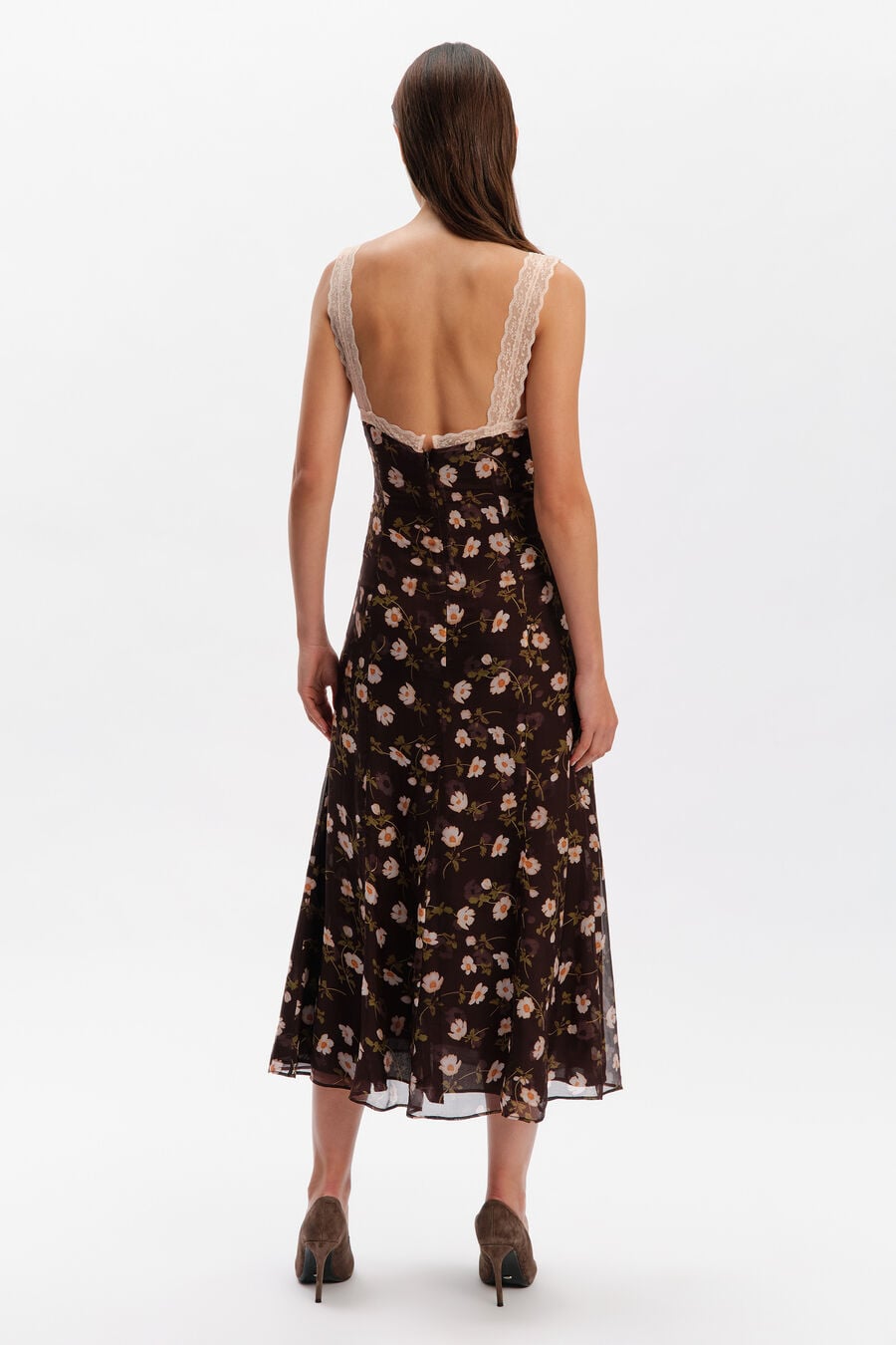 Clarise Printed Midi Dress
