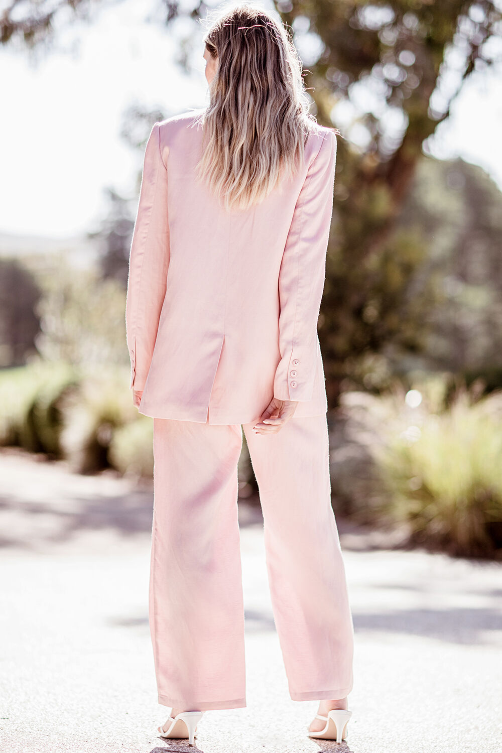 bardot pink blazer
