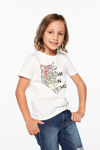 TIGA S/S TEE in colour BRIGHT WHITE