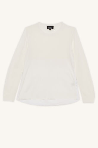 ELORA 2FER CARDIGAN in colour WHISPER WHITE