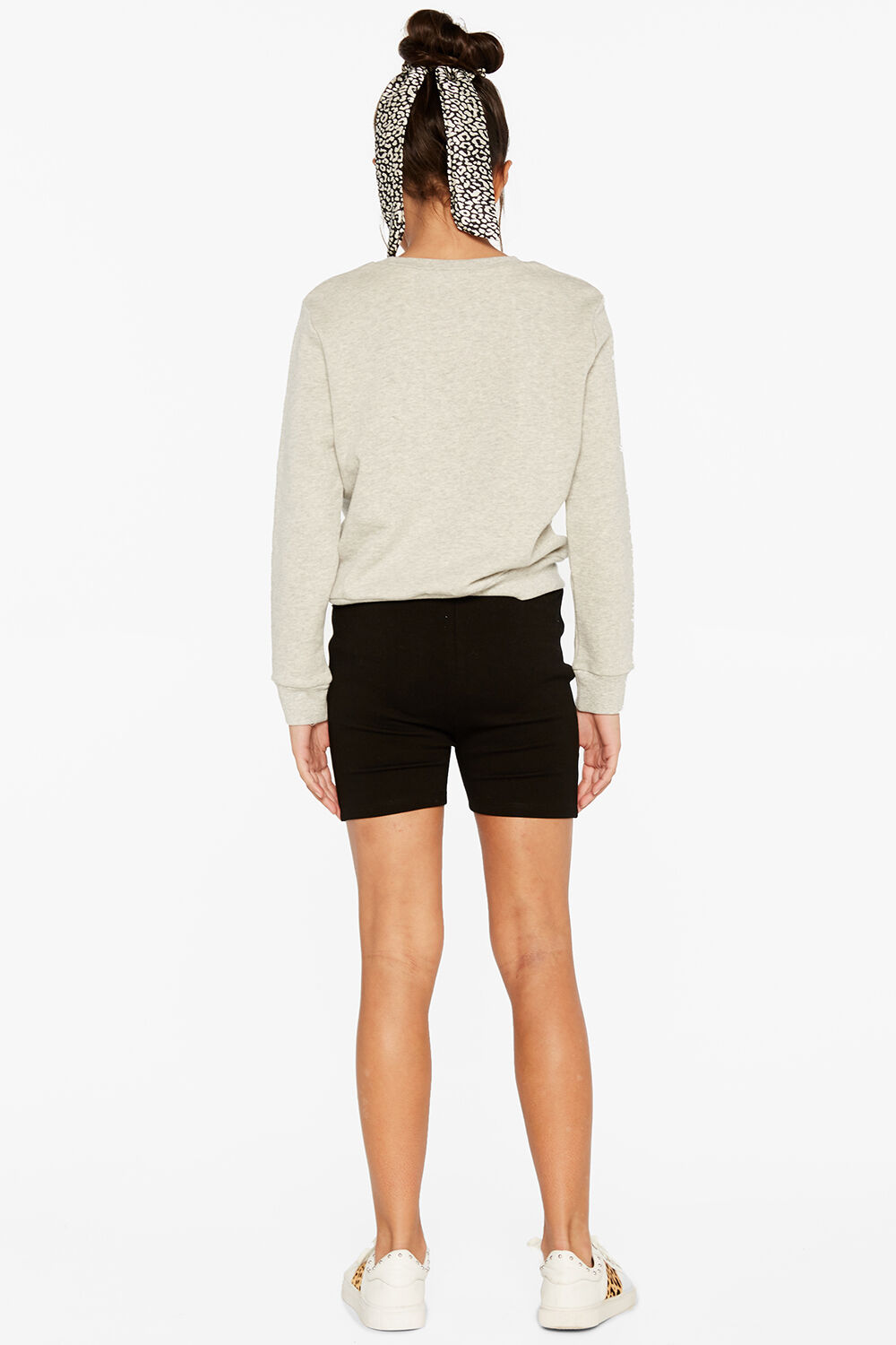 wearing bike shorts