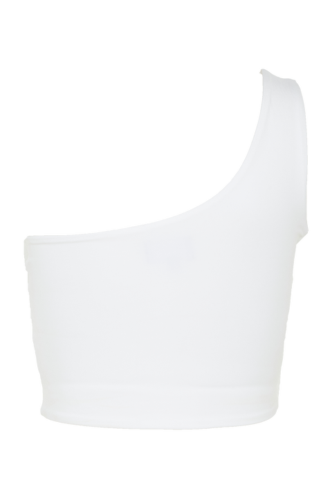 MELANIE CROP TOP in colour BRIGHT WHITE