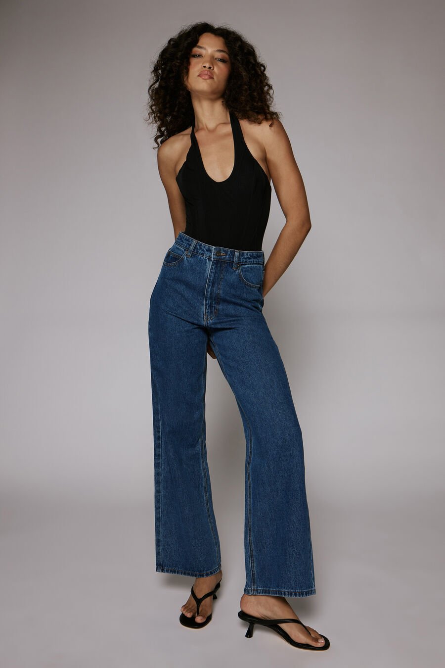 Cindy Wide Full Leg Jeans