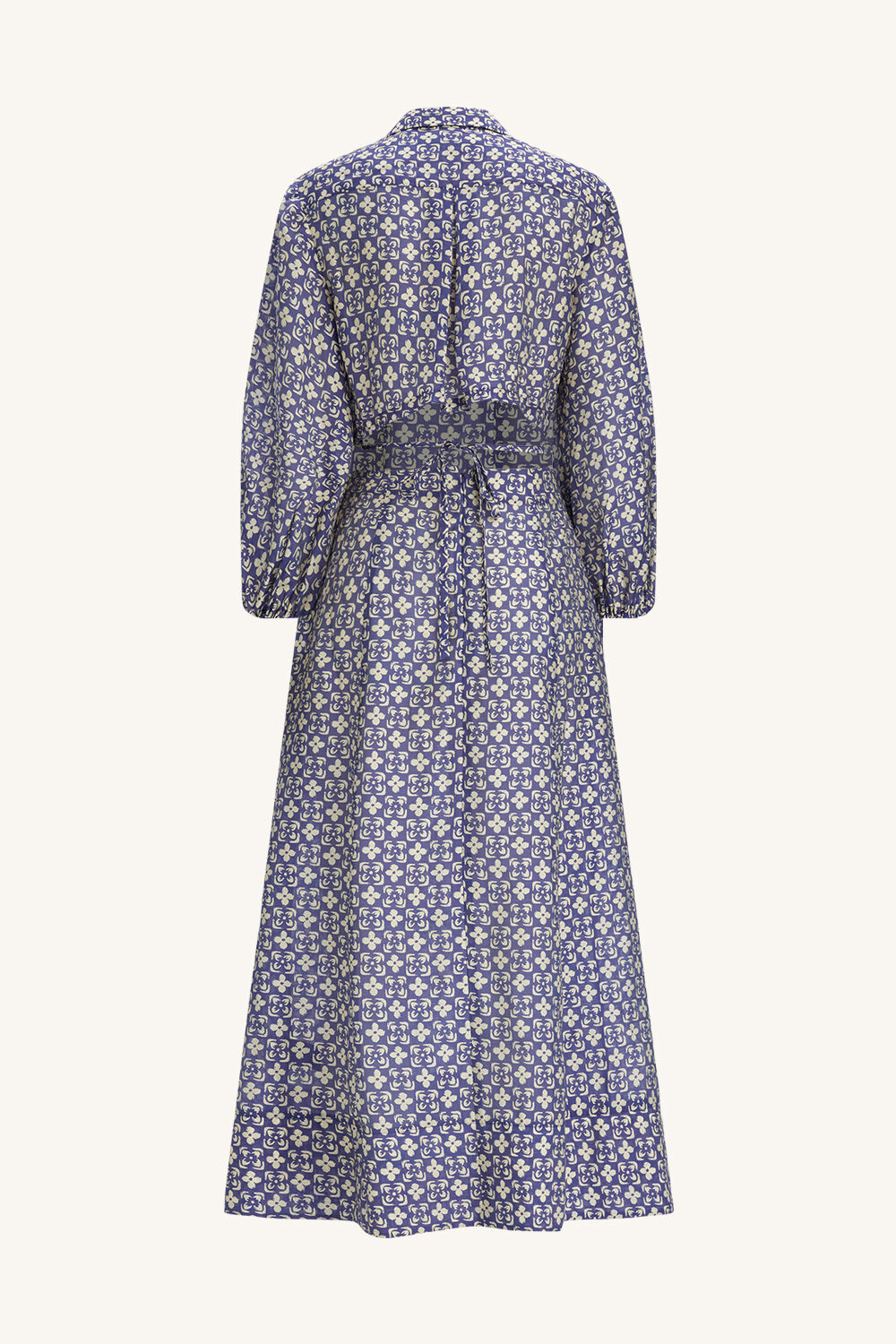 ARDEN PRINTED MIDI DRESS in colour DRESS BLUES