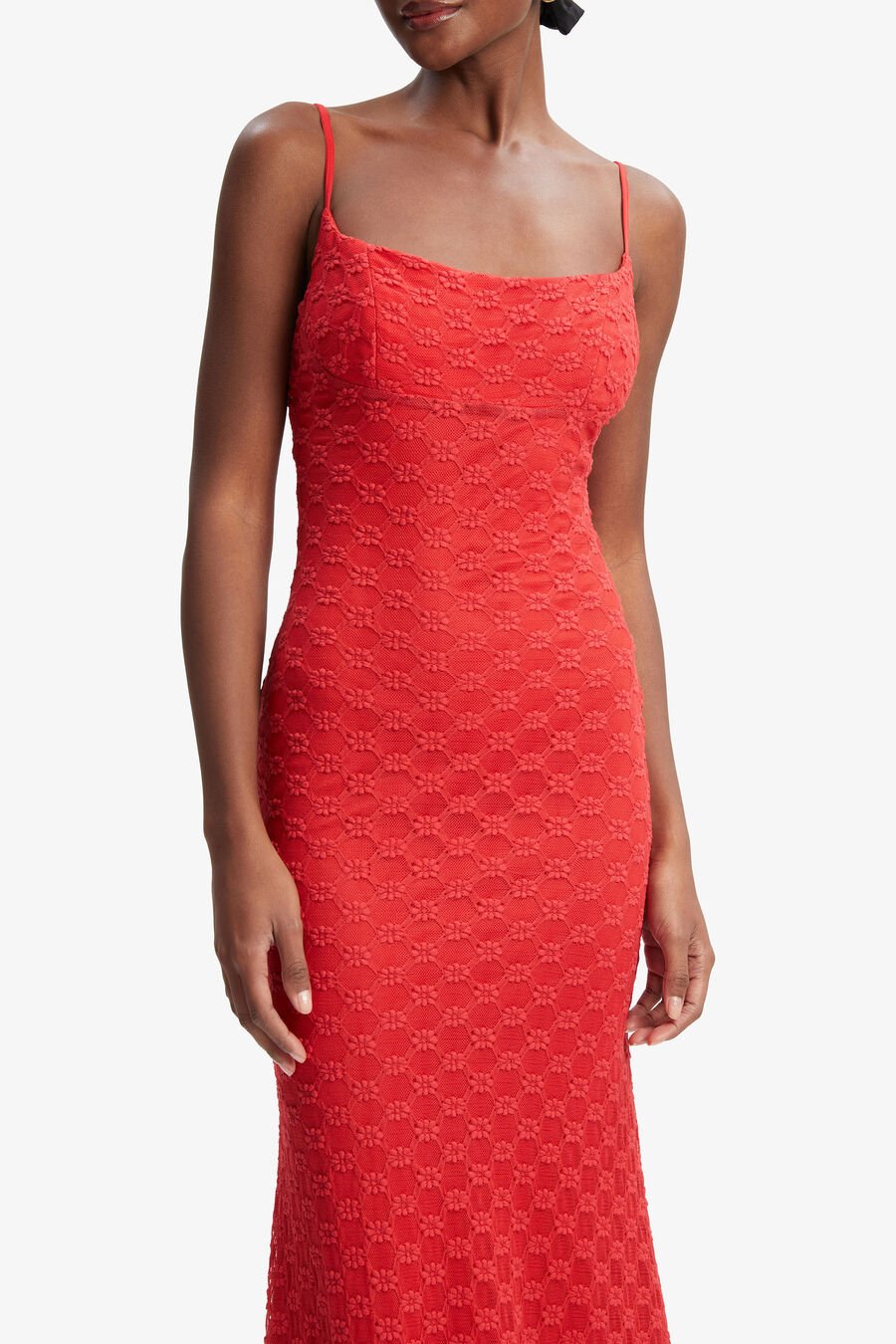 Adoni Mesh Midi Dress