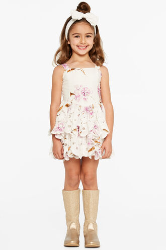 ESTELLE RARA DRESS in colour BLANC DE BLANC