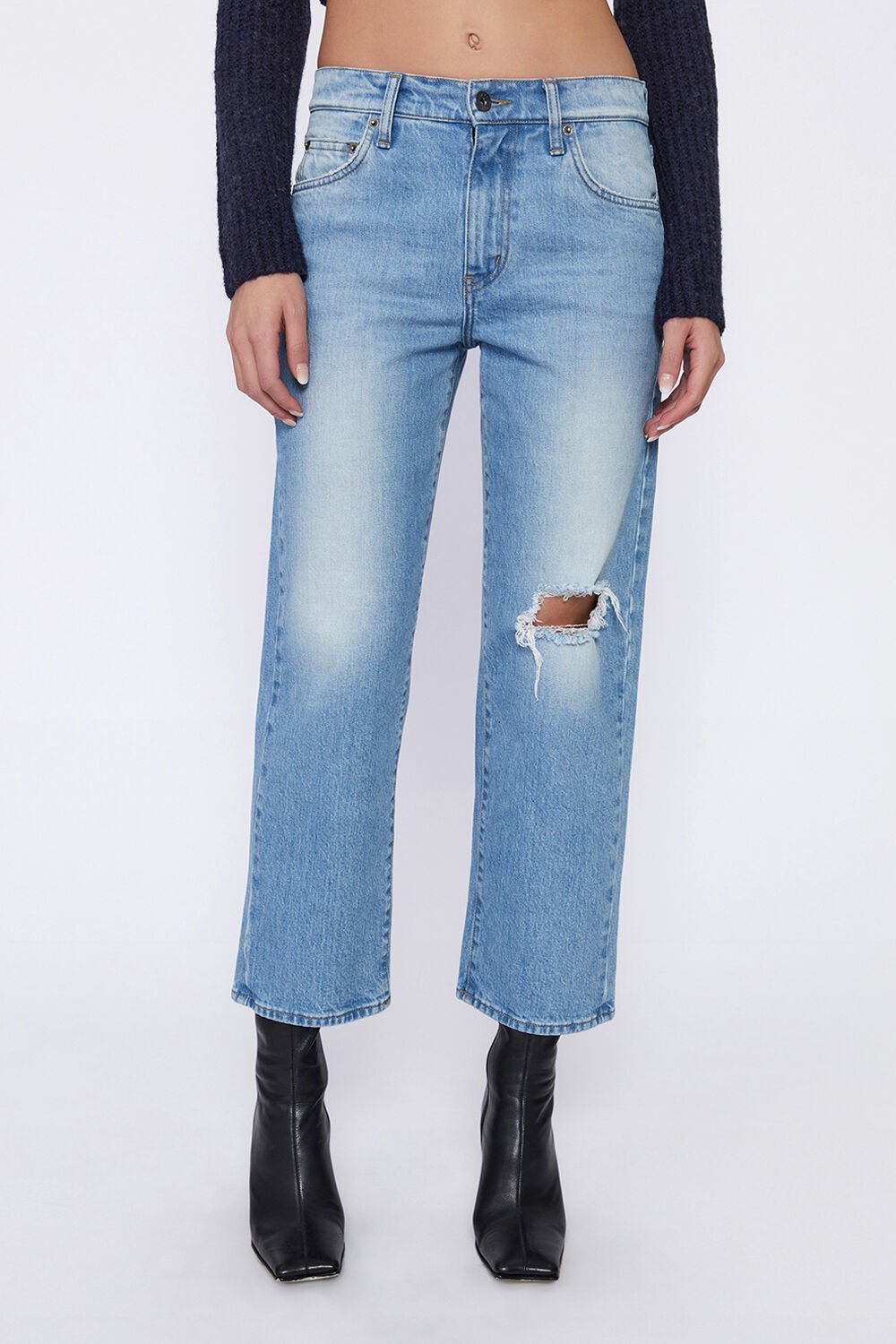 Margot cropped straight leg jean sales