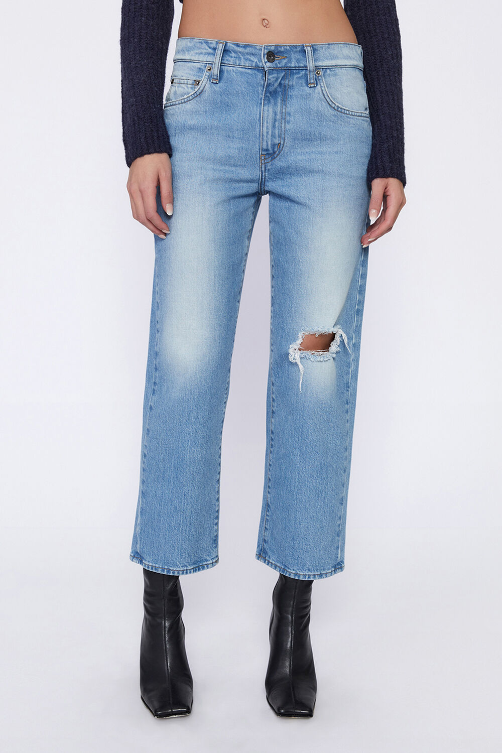 MARGOT STRAIGHT LEG JEAN in colour CITADEL