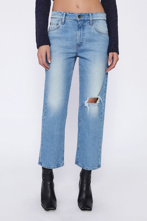 MARGOT STRAIGHT LEG JEAN in colour CITADEL