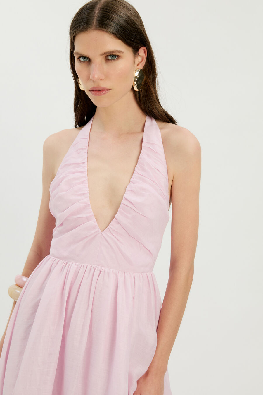 Dorota Halter Neck Midi Dress