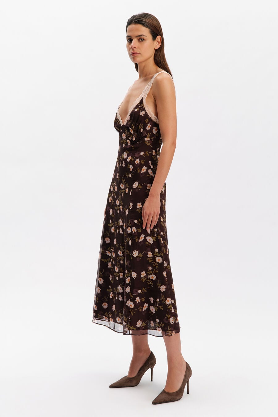 Clarise Printed Midi Dress