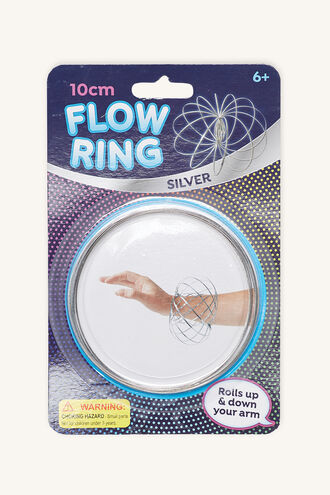 FLOW RING in colour SILVER