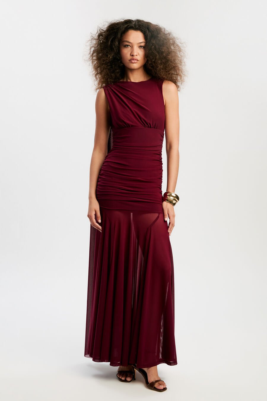 Alverie Mesh Maxi Dress
