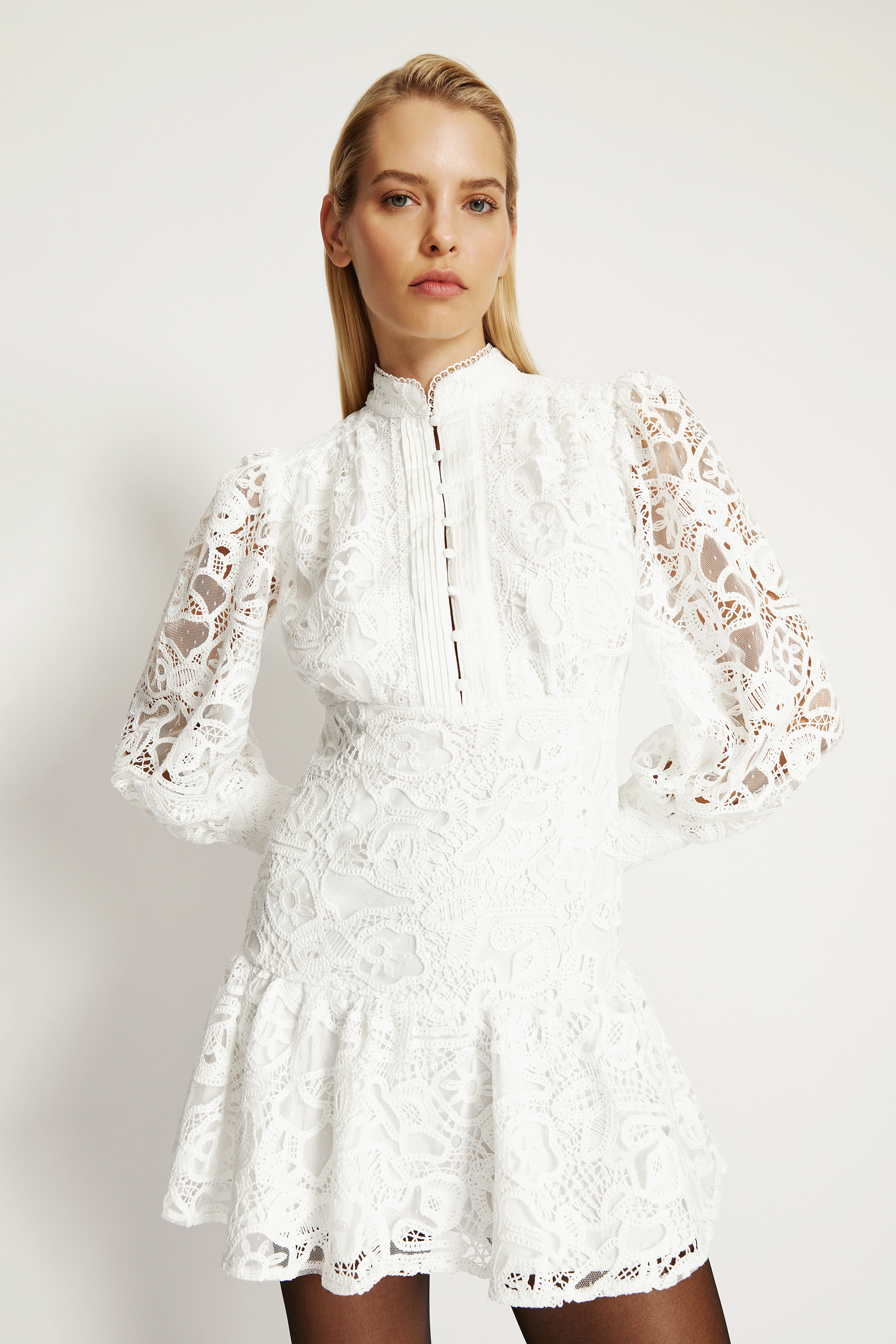 Bardot Remy Embroidered Mini Dress