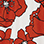 RED FLORAL